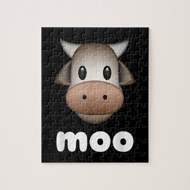 Funny Animal Cow Idea| Cow Moo Lover Jigsaw Puzzle (Vertical)