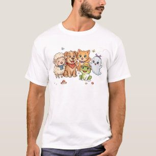 Funny Animal Gang Shirt   Cute Sheep Dog Cat Frog 