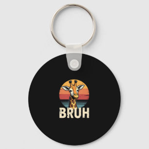 Funny Animal Giraffe Meme Face Festive Xmas T-Shir Keychain