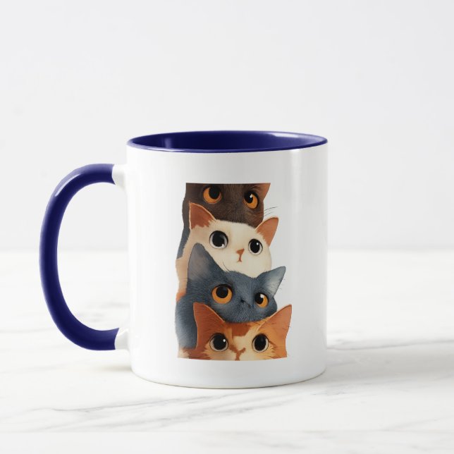 Funny Animal Illustration Gift Mug (Left)