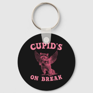 Funny Animal Love Valentine Holiday Quote Cupids O Keychain