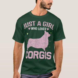 Funny Animal Lovers Women Just a Girl Who Loves Co T-Shirt