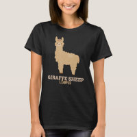 Funny Animal Name Giraffe Sheep Llama