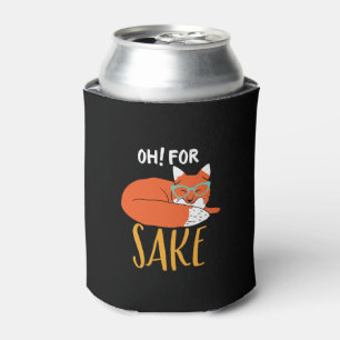 Funny Animal Pun and Humour Oh For Fox Sake Can Cooler
