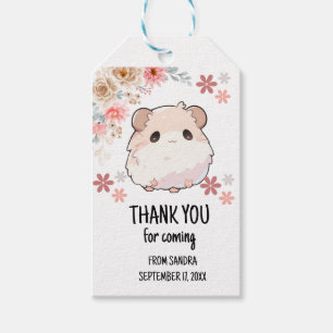 Funny Animal Thank You Baby, Gift Tags