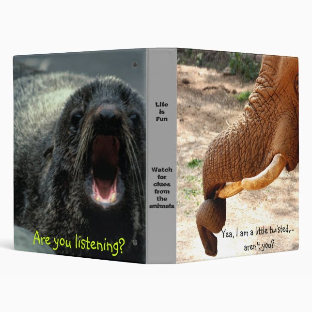 Funny Animals Binder (Background)