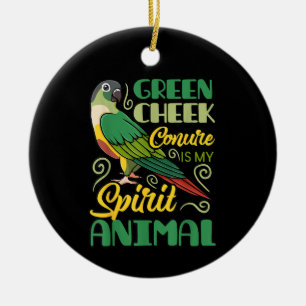 Funny Animals Cute Birds Ceramic Ornament
