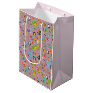 Funny Animals Happy Birthday    Medium Gift Bag