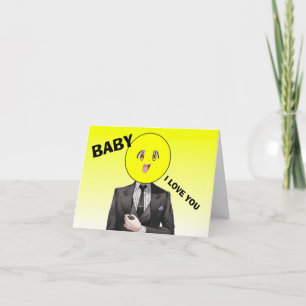 Funny Anime Love Humor  Card