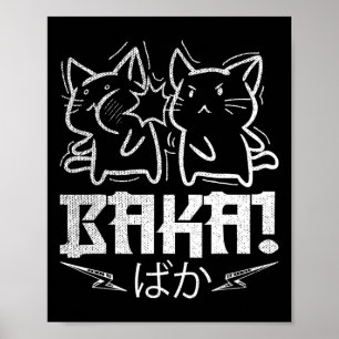 Funny Anime Manga Otaku Baka Rabbit Slap Meme  Poster