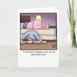 Funny Anniversaire Carte de voeux pour lui