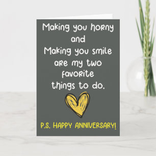 Funny Anniversaire Carte Pour Partenaire