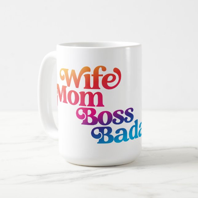 Funny Anniversary Birthday Christmas Wife Mom Gift Coffee Mug (Front Left)