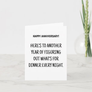 Funny Anniversary Card "Another Year of Pondering