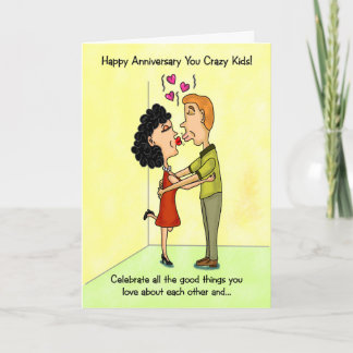 Funny Anniversary Card: Celebrate Love For Them Card