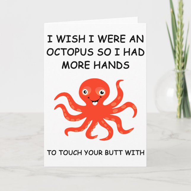 Funny Anniversary Gift for Girlfriend and wife Card (Front)