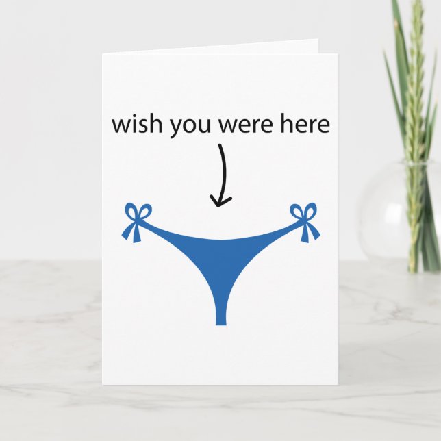 Funny Anniversary Gift For Wife and Girlfriend Card (Front)