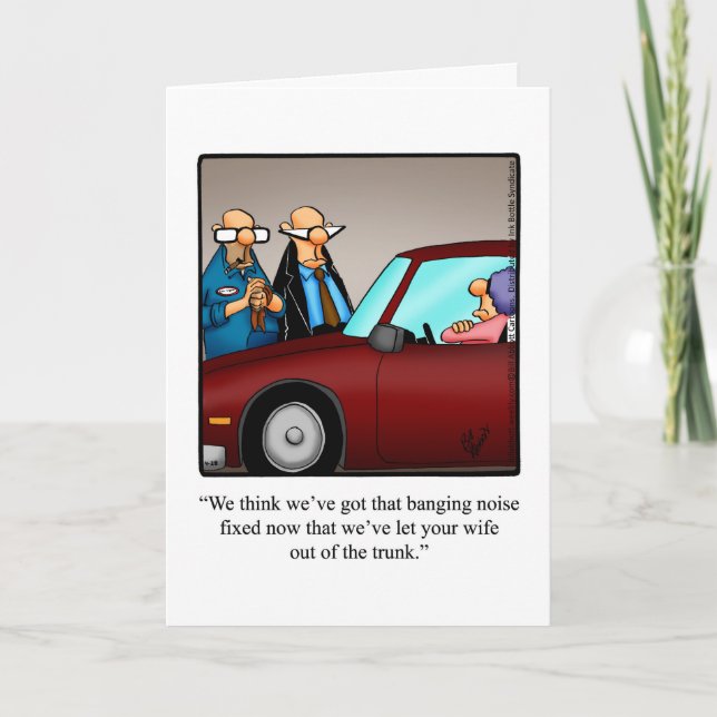 Funny Anniversary Greeting Card For Them (Front)