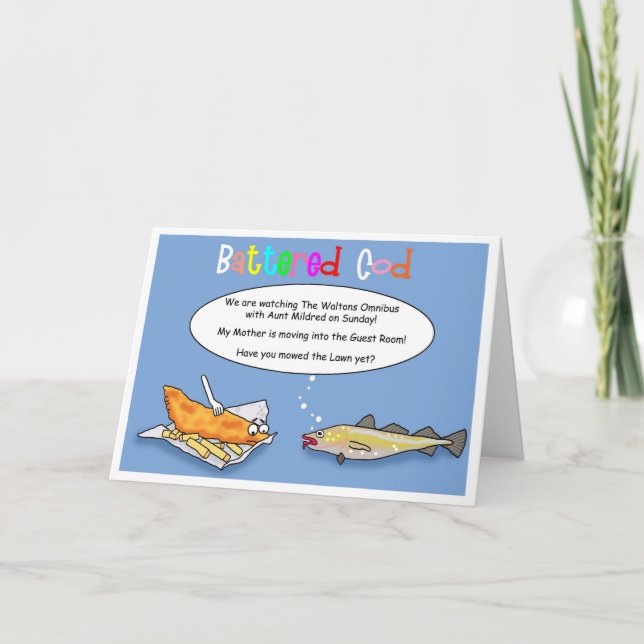 Funny Anniversary greetings card (Front)