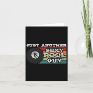 Funny Another Y Billiard Man  Card
