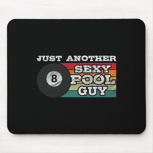Funny Another Y Billiard Man  Mouse Pad (Front)