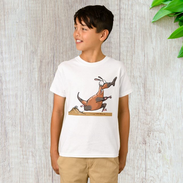 Funny Anteater Cartoon Quirky Running Animal  T-Shirt (Creator Uploaded)