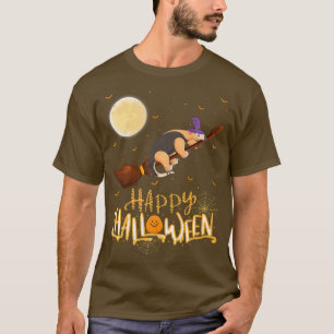 Funny Anteater Ride Witch Shot Anteater Halloween T-Shirt