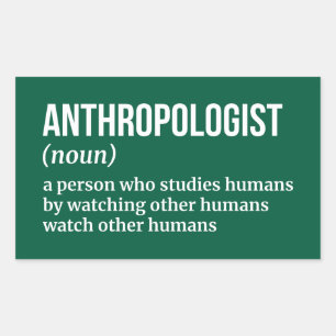 Funny Anthropologist Definition Sticker