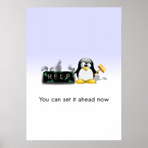 Funny Anti Daylight Saving Time Poster