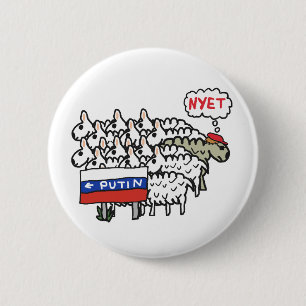 Funny Anti Putin 2 Inch Round Button