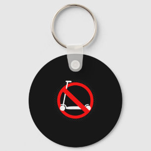 Funny Anti-scooter By Skaters That Love Skateboard Keychain