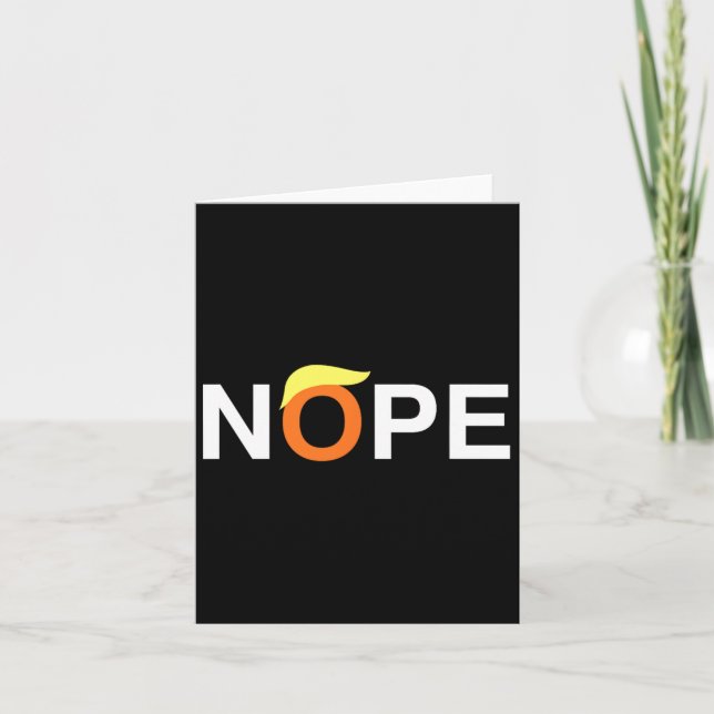 Funny Anti-trump  Card (Front)