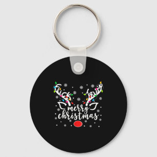 Funny Anti Trump Christmas Reindeer Funny Feminist Keychain