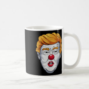 Funny Anti Trump Clown 2024 Election Halloween Coffee Mug