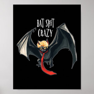 Funny Anti-trump Halloween T Crazy  Poster