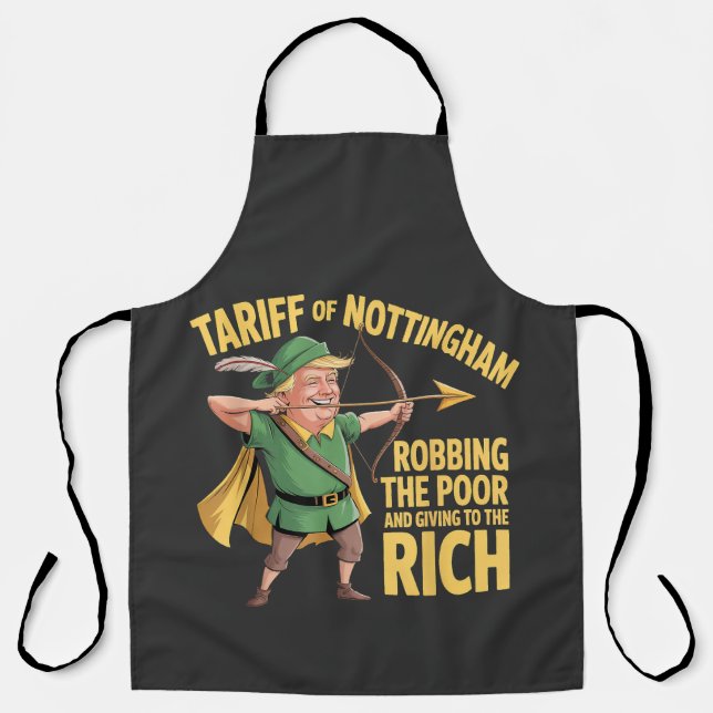  Funny Anti Trump Tariff Apron (Front)