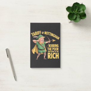 Funny Anti Trump Tariff Post-it Notes