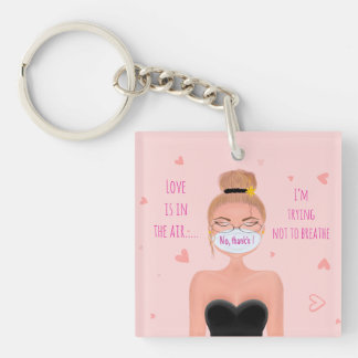 Funny Anti-Valentine’s Day Keychain