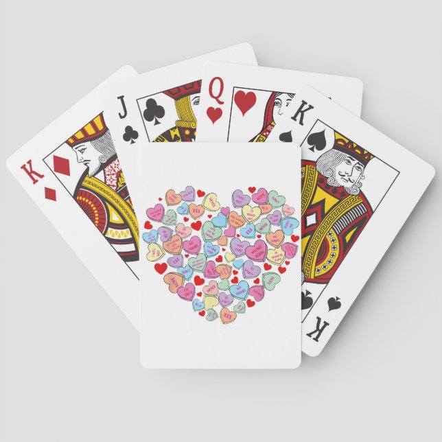 Funny Anti Valentines Day Playing Cards (Back)