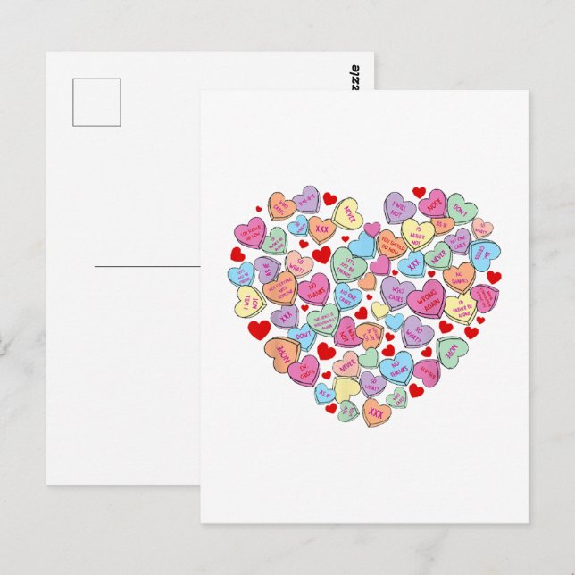 Funny Anti Valentines Day Postcard (Front/Back)