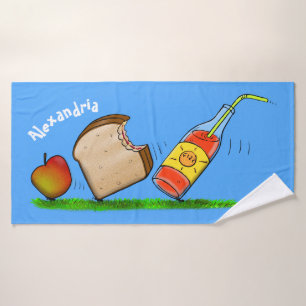 Funny ants cartoon bath towel set