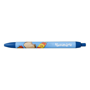 Funny ants cartoon black ink pen