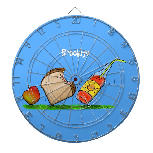 Funny ants cartoon dartboard (Front)