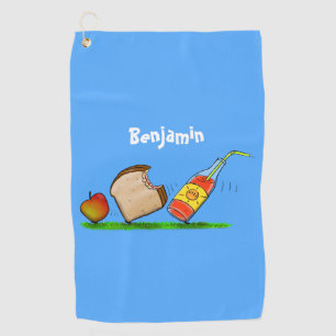 Funny ants cartoon  golf towel