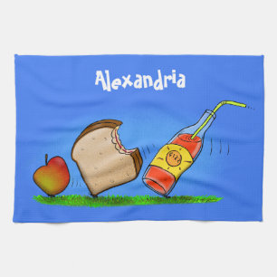 Funny ants cartoon kitchen towel
