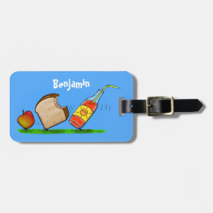 Funny ants cartoon luggage tag