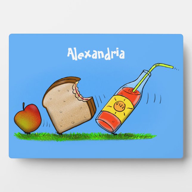 Funny ants cartoon plaque (Front)
