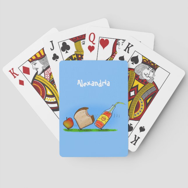 Funny ants cartoon playing cards (Back)