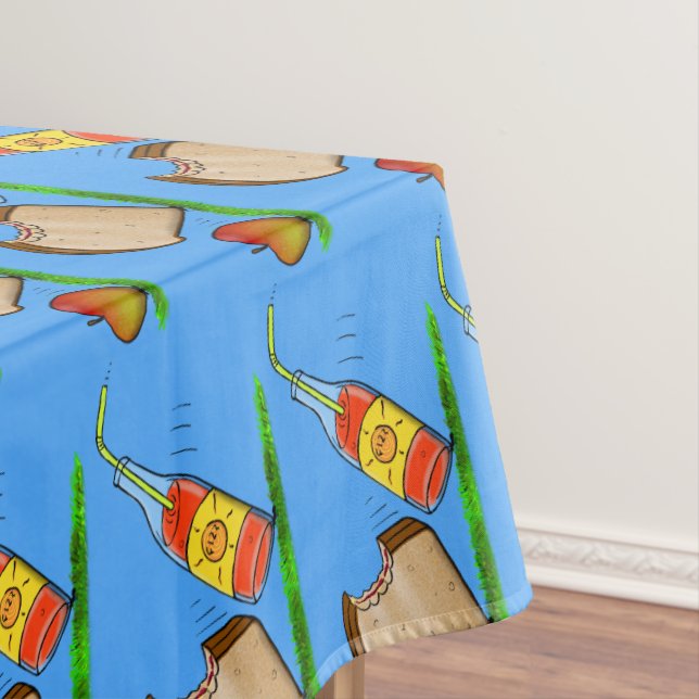 Funny ants cartoon tablecloth (In Situ)