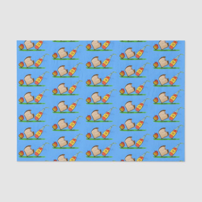 Funny ants cartoon tissue paper (Front)
